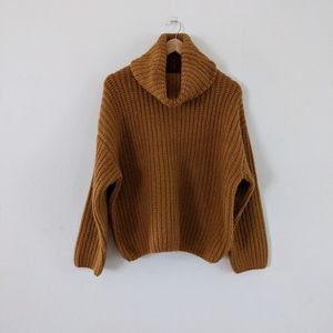 Women's Top Shop Knit Cowl Sweater - S